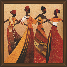 African Modern Art Paintings (AS-7935)